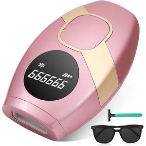 Laser Ontharingsapparaat - IPL Ontharing - Mannen & Vrouwen - Roze met Goud