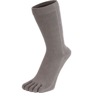 TOETOE Everyday Mid-Calf effen teensokken - Grijs - 35-46 - Teensokken