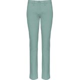 Kariban - Dames Chino Broek - Enzymatisch Gewassen - Licht Elastisch - Moderne Pasvorm