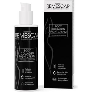 Remescar - Body Collagen - Nachtcrème - 200ml - Vermindert Rimpels en Fijne Lijntjes