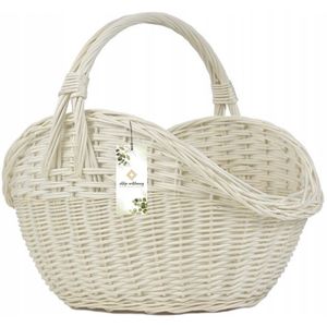 Wikken mand voor boodschappen, paddenstoelen en geschenken - 48 cm