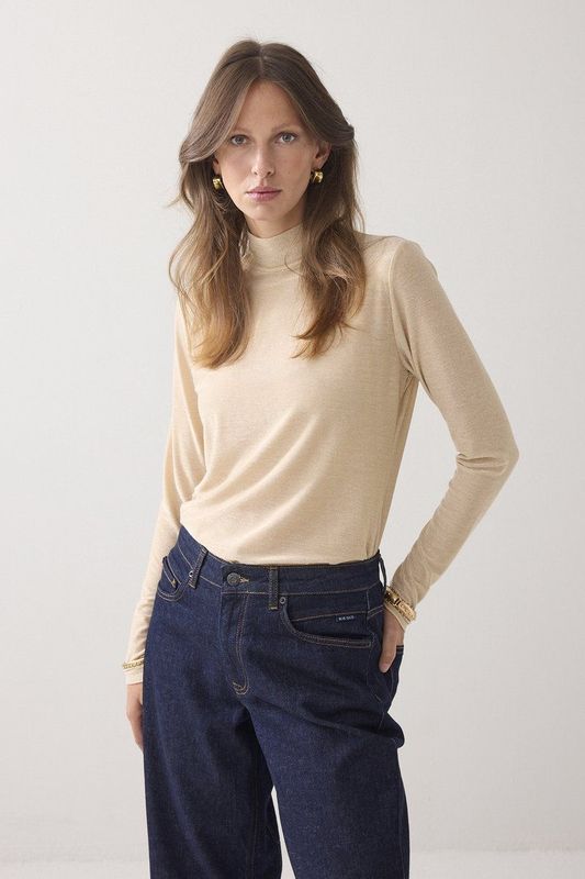 Summum - Blouse 3s5233-30644 - Beige - Damesblouse