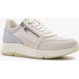 Hush Puppies leren dames sneakers wit pastel - Maat 40 - Uitneembare zool