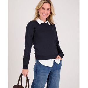 Je m'appelle Dames Top - Blauw - Maat XS