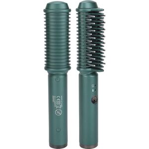 Krultang zonder kabel oplaadbaar USB - draadloze krultang met accu - hete dameskrultang en stijltang - groen .