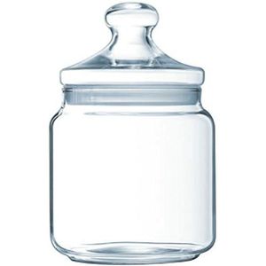 Luminarc Club Snoeppot - Glazen Voorraadpot met glazen deksel - Afsluitbaar - 1.5 liter