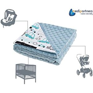 Baby deken 100% Katoenen 75x100 Medi Partners Dunne Zonder vulling Bilateraal Multifunctioneel knuffeldeken Zacht Delicaat
