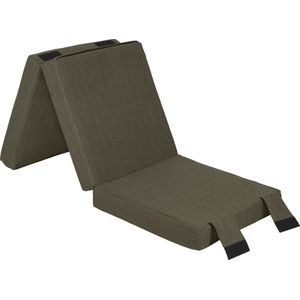 Opvouwbare Matras - Volwassen Reizend Vouwmatras - Logeermatras Opvouwbaar – Zetelbed - Opvouwbaar Logeerbed 1 Persoons - Logeerbed