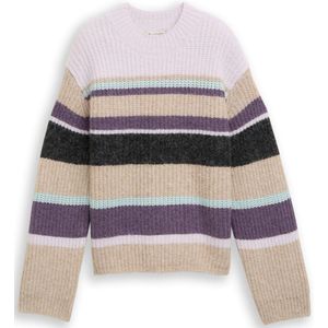 Tom Tailor Denim Relaxed fit gebreide trui met streepjesmotief