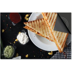 Inductie beschermer 60x60 - afdekplaat inductie mat - Dietrix Kookplaat beschermer - Base - Food - Tosti