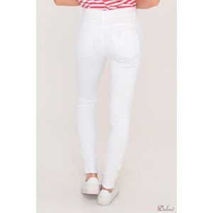 Broek Toxik3 met normale taille wit 38