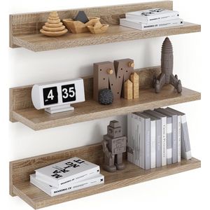 Zwevende wandplank - Wandplank zwevend - Boekenplanken - Industrieel - Wonen - Plank - Doucherek