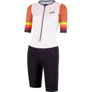 Nalini Womens Tri S/S Suit Fietspak (Dames |wit)