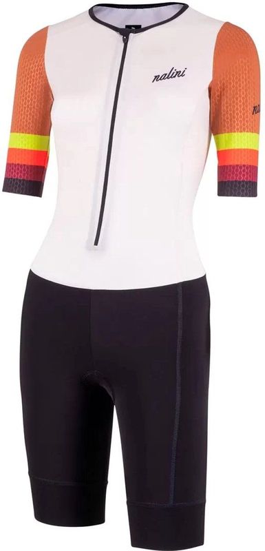 Nalini Womens Tri S/S Suit Fietspak (Dames |wit)