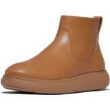 FitFlop - IQ-Comff Leather Zip Ankle Boots - Enkellaars - Desert Tan