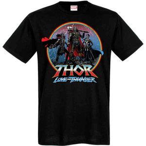 Marvel Thor - Heros Logo Heren T-shirt - M - Zwart
