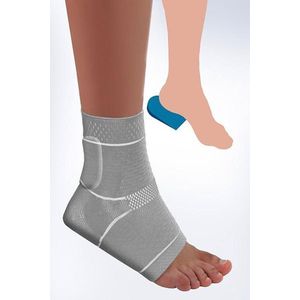 Uriel - Achillispees Bandage / Achillispees Brace / Achillispees Gel Sok / Compressie Sok Achillispees - Past links & Rechts - Zilvergrijs - Maat XL