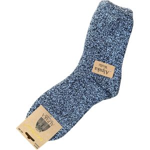 green-goose® Alpaca Damessokken | 1 Paar | Licht Grijs | 95% Alpaca Wol | Maat 39-41 | Heerlijk Warm en Rekbaar