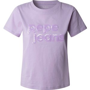 Pepe Jeans - Korte Mouw T-Shirt - Wit - 100% Duurzaam Katoen