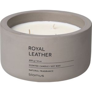 Blomus FRAGA geurkaars Royal Leather (400 gram)