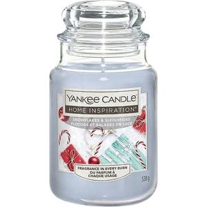 Yankee Candle Geurkaars Snowflakes & Sleighrides 538gr