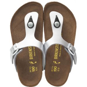 Birkenstock - Gizeh - Teenslippers - Effen - Imitatieleer - Platte Hak