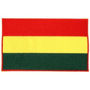 Applicatie Vlag limburg rood/geel/groen 12x7 cm