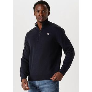 Paul Smith Mens Sweater Zip Neck Zeb Bad Truien & Vesten Heren - Sweater - Hoodie - Vest- Blauw - Maat S