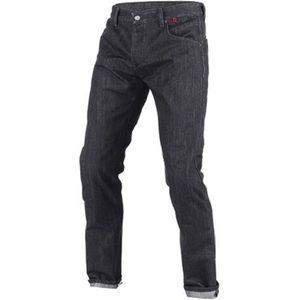 DAINESE P. STROKEVILLE SLIM/REG JEANS BLACK ARAMID DENIM-25 - Maat - Broek