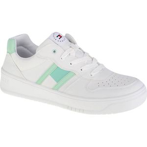 Tommy Hilfiger Low Cut Lace-Up Sneaker T3A4-32143-1351A166, voor meisje, Wit, Sneakers, maat: 40