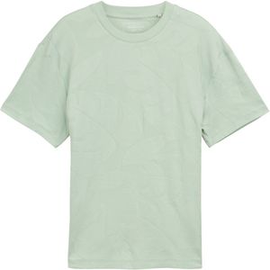 TOM TAILOR Denim T-shirt voor heren, 38074 - Fresh Mint Green Jacquard, M