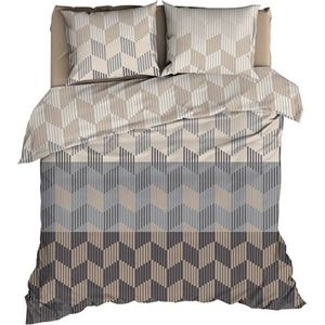 Satin d'Or Coperni Dekbedovertrek - Lits-jumeaux - 240x200/220 cm - Beige