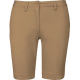 Kariban - Chino - Bermuda voor Dames - 98% Katoen - Moderne Pasvorm
