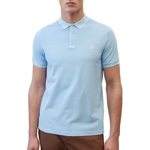 Marc O'Polo shaped fit polo - heren poloshirt - lichtblauw - Maat: S