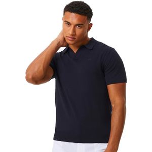 Björn Borg Ace knit polo - blauw - Maat: L