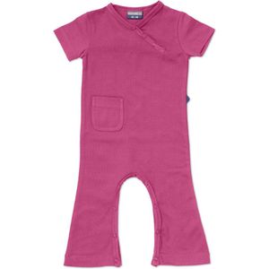 Silky Label jumpsuit supreme pink - korte mouw - maat 74/80 - roze