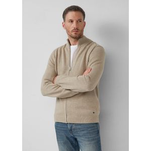 s.Oliver - Gebreid Vest - Beige - Knitwear