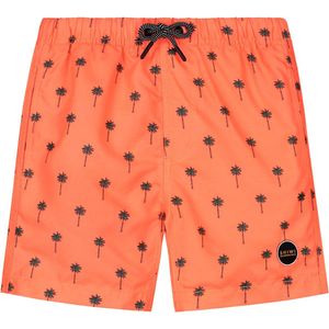 SHIWI boys swim shorts shiwi scratch palm Zwembroek - neon orange - Maat 122/128