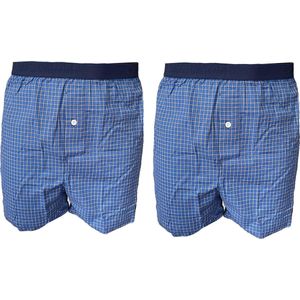 Embrator mannen Boxershorts 2-stuks geruit maat XL