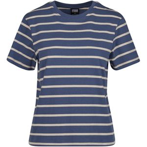Urban Classics - Boxy T-shirt - Gestreept - Dames