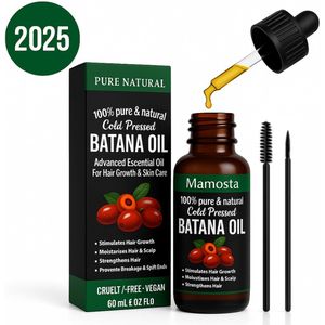 Mamosta® Batana Oil 100% - Huidolie & Haarolie - Haargroei Serum Olie - Baardolie - 60 ML