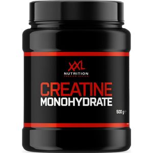 XXL Nutrition - Creatine Monohydraat - Supplement voor Spieropbouw & Prestaties, Vegan Creatine Monohydrate 100% - Poeder - Lemon - 500 Gram