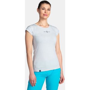 Dames katoenen t-shirt kilpi los-w grijs 42
