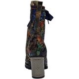 Laura Vita - Kateo 07 - Hoge Veterschoen - Blauw Combi - Dames