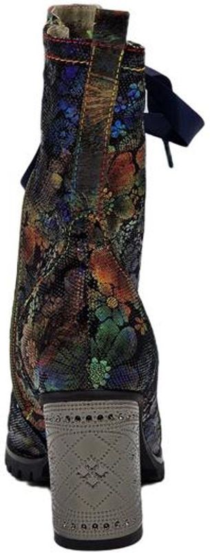 Laura Vita - Kateo 07 - Hoge Veterschoen - Blauw Combi - Dames