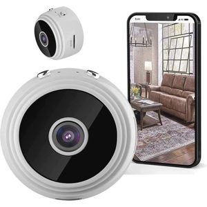 Draadloze Mini Spy Camera 1080P Full HD met Audio en Video, Verborgen Beveiligingscamera met Nachtzicht en Bewegingsdetectie