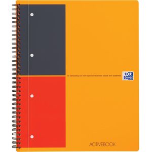 Oxford International Activebook collegeblok - A4 - Gelijnd - 4 gaats  - 160 pagina's