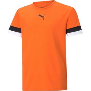 Puma Teamrise Shirt Korte Mouw Kinderen - Oranje | Maat: 164