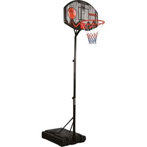 Garlando - Basketbalpaal - Memphis - 190 cm tot 260 cm hoog - Verstelbaar - Basketbalring - Verplaatsbaar - Streetart - Basketbal voor binnen en buiten
