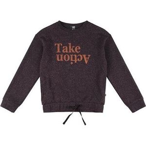Rumble - Sweater - Meisje - Glitter - Take action - 116/122